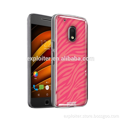 Full protective epoxy smart phone cover for moto g4 play tpu cover